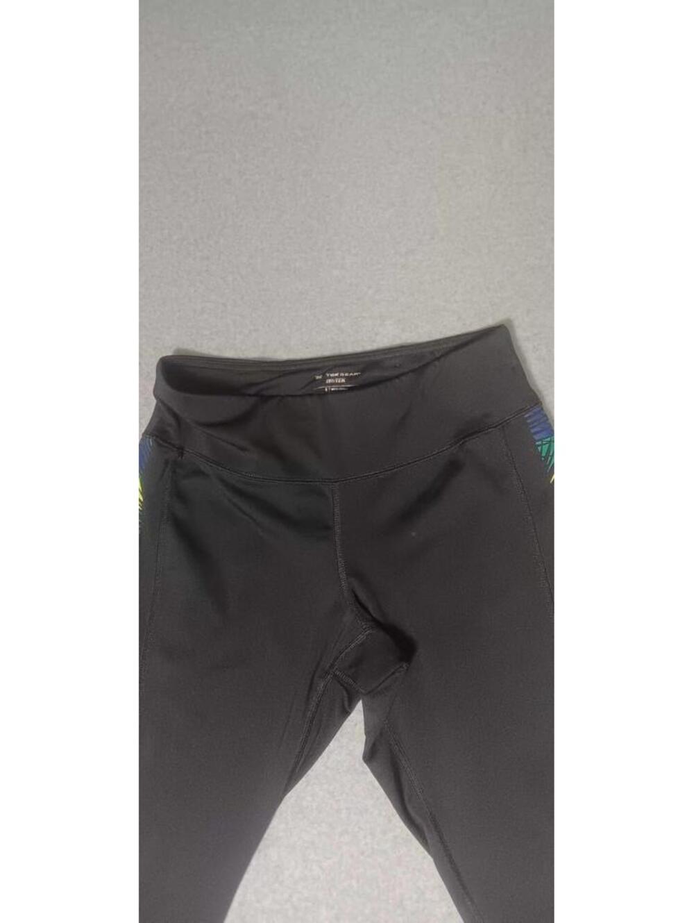 Tek Gear Dry Tek Capris Leggings Womens Size Small Black Blue And Green... - Picture 6 of 9
